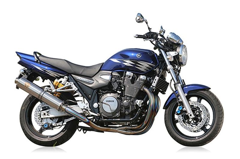 r's gear アールズギア ワイバン シングル チタンポリッシュ XJR1300 '07-'17