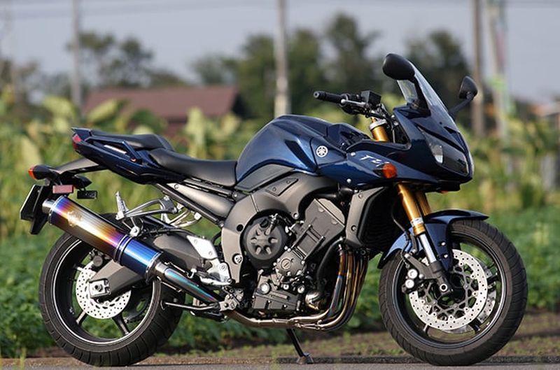 r's gear アールズギア ワイバン シングル チタンドラッグブルー FZ-1 FAZER 国内仕様 '08-|motofellow
