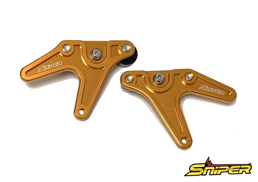 SNIPER スナイパー レーシングスタンドフック 金 タイプD YZF-R25/YZF-R3 MT-25/MT-03｜motofellow