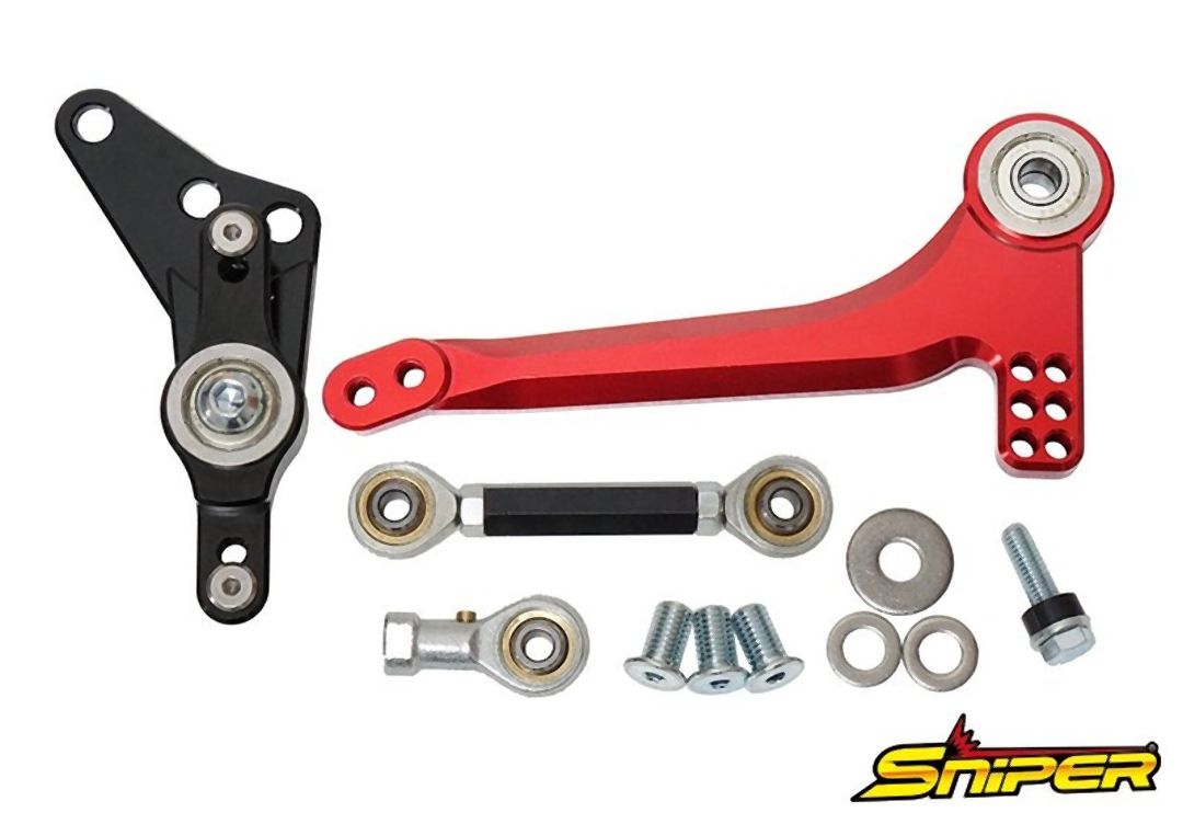 SNIPER スナイパー ストリート用バックステップ対応 逆シフト変換キット 赤 NINJA ZX-25R ZX-4R SE｜motofellow