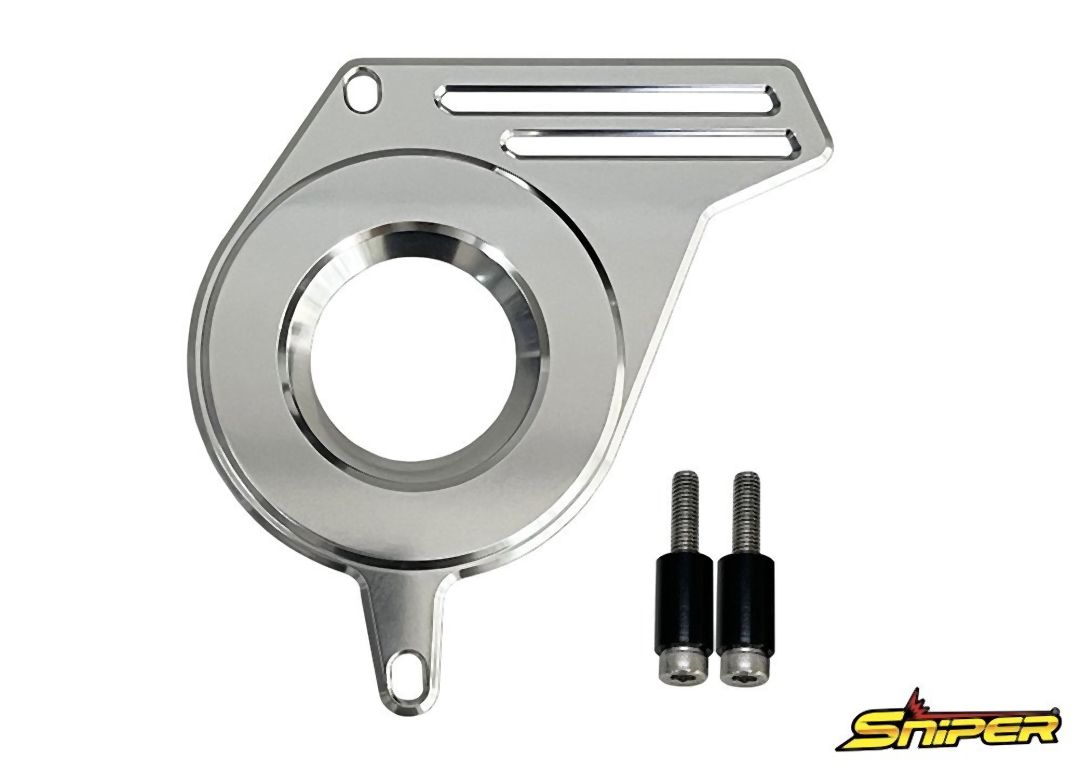 SNIPER スナイパー ドライブスプロケットカバー銀 Dax125/ダックス125 ハンターカブ/CT125 モンキー125/Monkey125