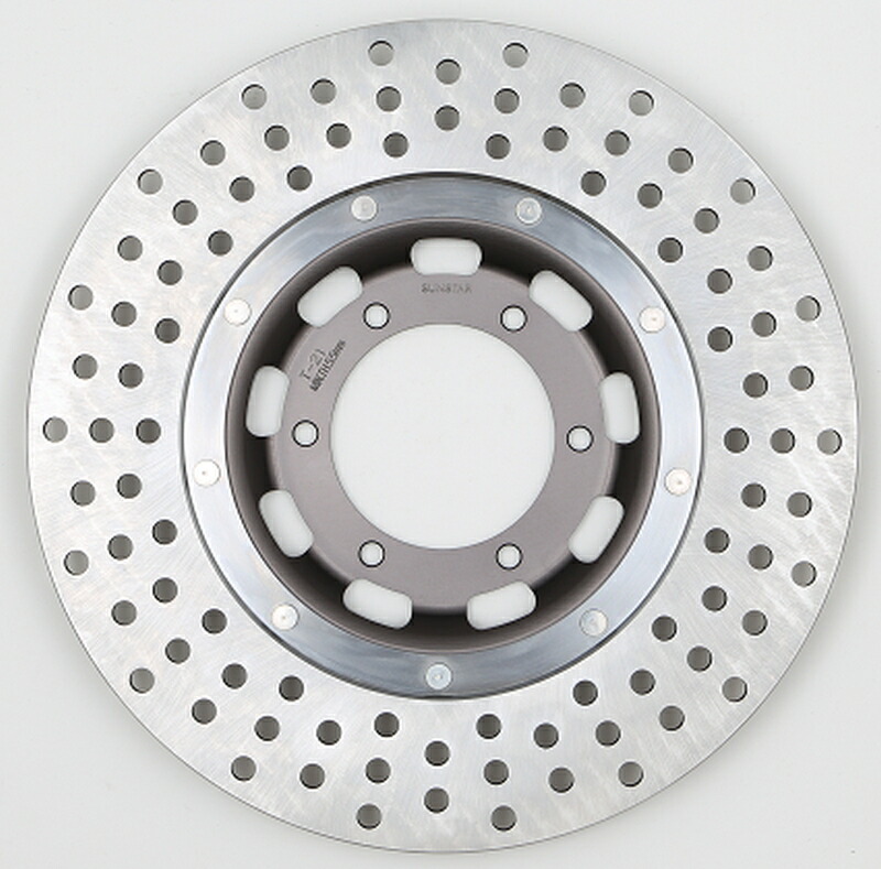 SUNSTAR サンスター フロントブレーキディスク 296φ トラッドタイプ グレー 多孔ホール Z1 Z2 750SS