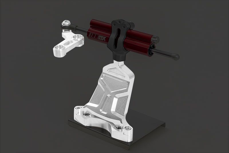 【期間限定おまけ付き！】YSS ワイエスエス 【STEERING DAMPER BRACKET】 TYPE-2 ゴールド Z900RS/CAFE '18-'23｜motofellow