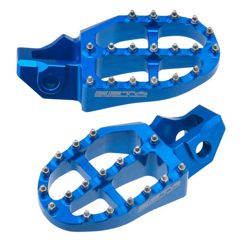 ZETA ジータ アルミフットペグ KTM SX 16- H-BLUE|motofellow