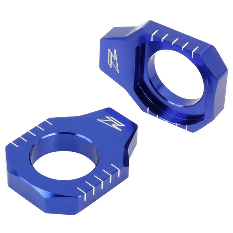 ZETA ジータ リヤアクスルブロック KXF250'17-,KXF450'16- BLUE