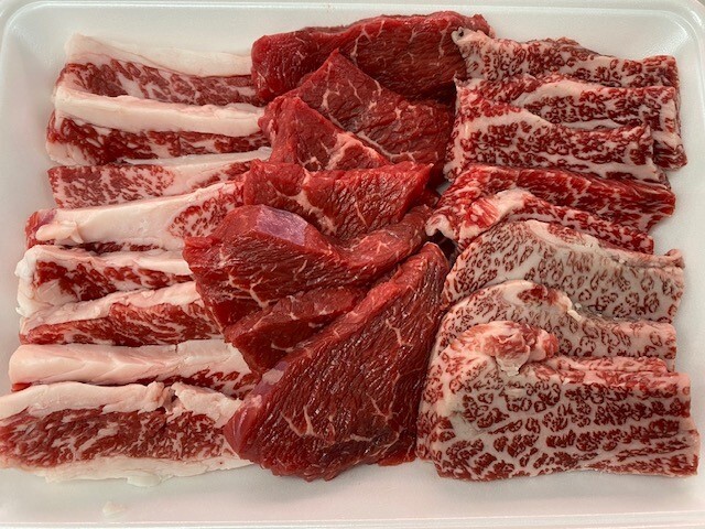 【送料無料】淡路牛　焼肉　食べ比べ　セット　１キロ　国産 国産牛 牛肉 焼肉 焼き肉 鉄板焼ギフト 訳あり プレゼント お祝い 御祝 お礼 お取り寄せ 御歳暮 お歳暮 冬ギフト