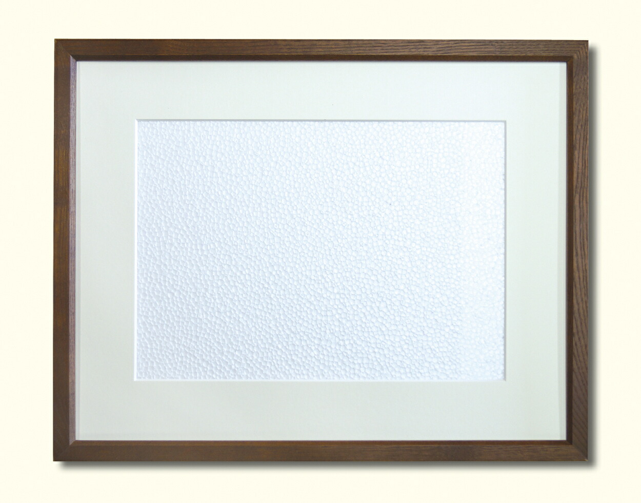 ふようの花F6号水彩スケッチ新品UVカットアクリル板額縁付き 8167 F6号 410×318mm UVカットアクリル板付き油彩額縁 モダンな