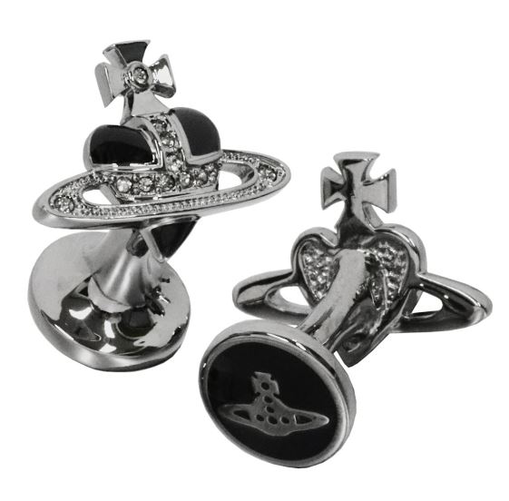 Vivienne Westwood ヴィヴィアンウエストウッド カフス 6503003C-02S151 ガンメタリック ブラック 送料無料 プレゼント ギフト｜カウフル　店