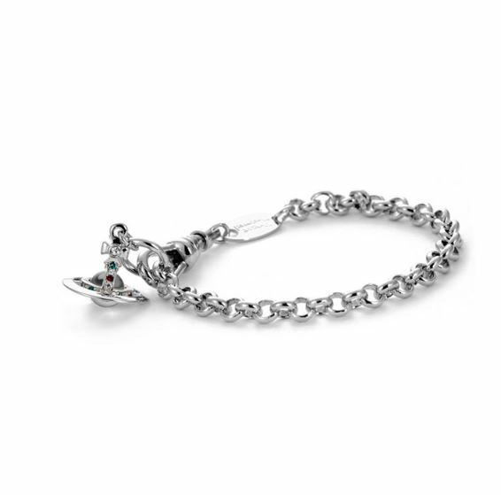 Vivienne Westwood ヴィヴィアン ウエストウッド ブレスレット プチオーブ ペンダント 61020057/02P019 シルバー 送料無料 アクセサリー ギフト 人気 高級 ブランド 成人式 就職祝い プレゼント 誕生日 母の日 バレンタイン ホワイトデー クリスマス