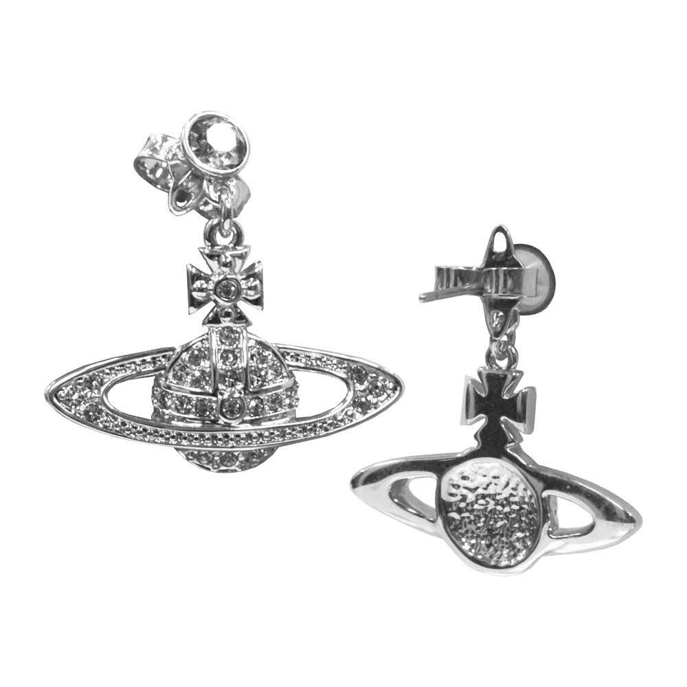Vivienne Westwood ヴィヴィアンウエストウッド ピアス MINI BAS RELIEF 62020025/02P116 シルバー 送料無料 アクセサリー ギフト 人気 高級 ブランド 成人式 就職祝い プレゼント 誕生日 母の日 バレンタイン ホワイトデー クリスマス