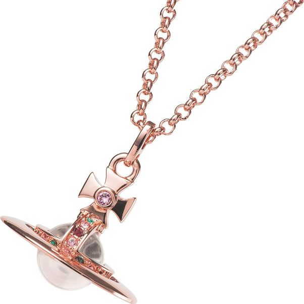 Vivienne Westwood ヴィヴィアン ウエストウッド ネックレス　63020097-G002　ピンクゴールド 送料無料 アクセサリー ギフト 人気 高級 ブランド 成人式 就職祝い プレゼント 誕生日 母の日 バレンタイン ホワイトデー クリスマス