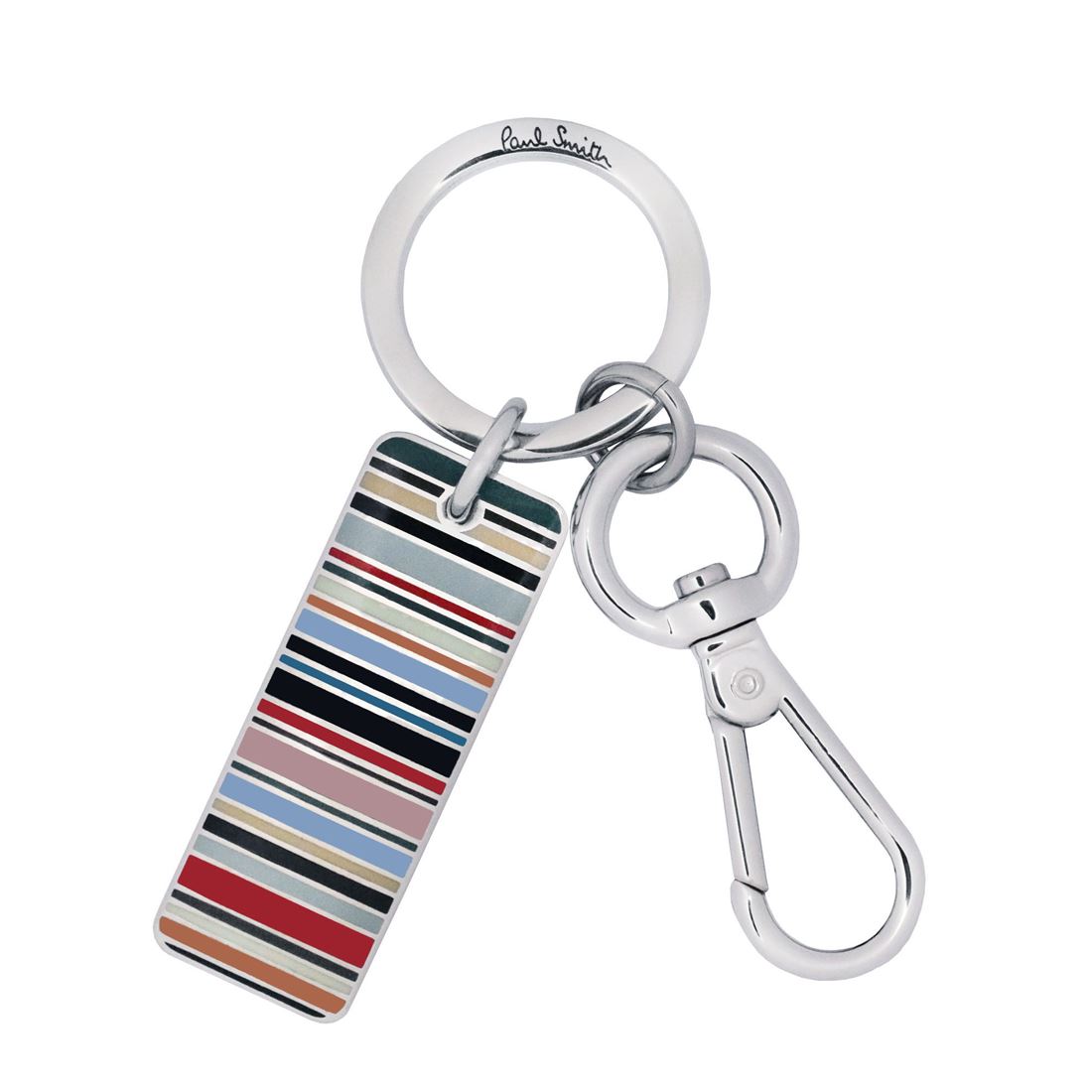 Paul Smith 極点スミス 足懸かり輪っか M1A-KEYR-ASTAG 92 KEYRING STRIPE TAG 縞模様 マルチ マルチ色合い メンズ 成人男性 ウィメンズ レディース ユニ一発やる 分かりやすい 差し上げ物 差し上げ物