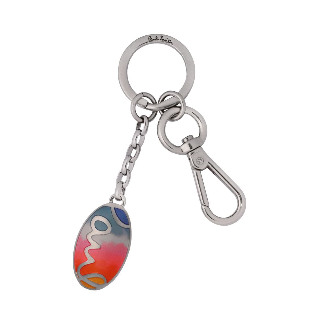 楽天市場】ポール・スミス キーリング キーホルダー オーバル マルチ