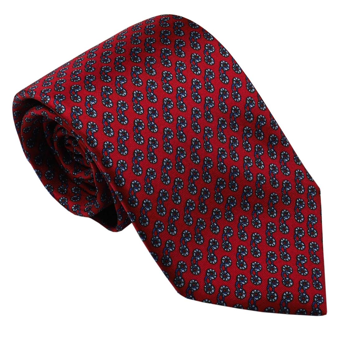 dunhill ダンヒル ネクタイ DU21RPTP1C0620R レッドCOG REPEAT TIE, RED, R 約8ｃｍ DU SS21 送料無料 人気 ブランド おしゃれ おすすめ 贈り物 成人式 就職祝い 入学祝い 卒業祝い 新生活 昇進祝い バレンタイン 父の日 クリスマス プレゼント メンズ