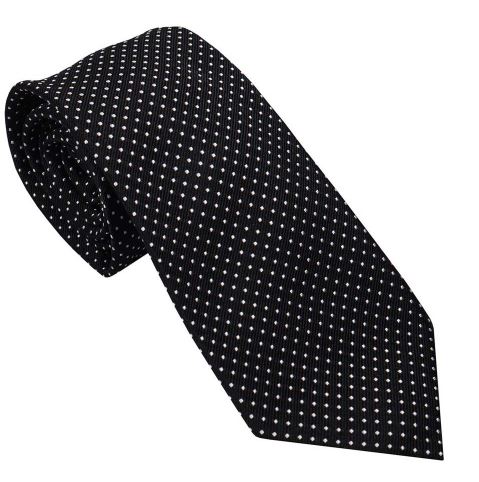 EMPORIO ARMANI エンポリオ アルマーニ ネクタイ メンズ 340182 2F649 00020 NERO 幅8.5cm 送料無料 専用BOX 箱付き シルク100％ ギフト 人気 高級 ブランド 成人式 就職祝い 父の日 バレンタイン クリスマス 9,086円