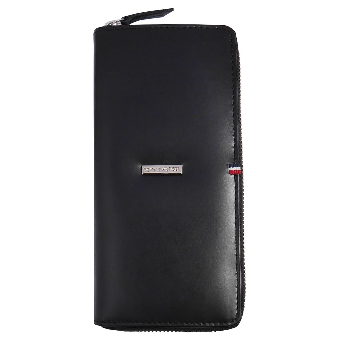 トミーヒルフィガー TOMMY HILFIGER　DEERFIELD　ラウンドファスナー長財布(小銭入れ有)　小銭入れ付き 31TL13X013 BK 送料無料 ギフトプレゼント 贈り物 誕生日祝い クリスマス 就職祝い 入学祝い 父の日　革小物｜カウフル　店