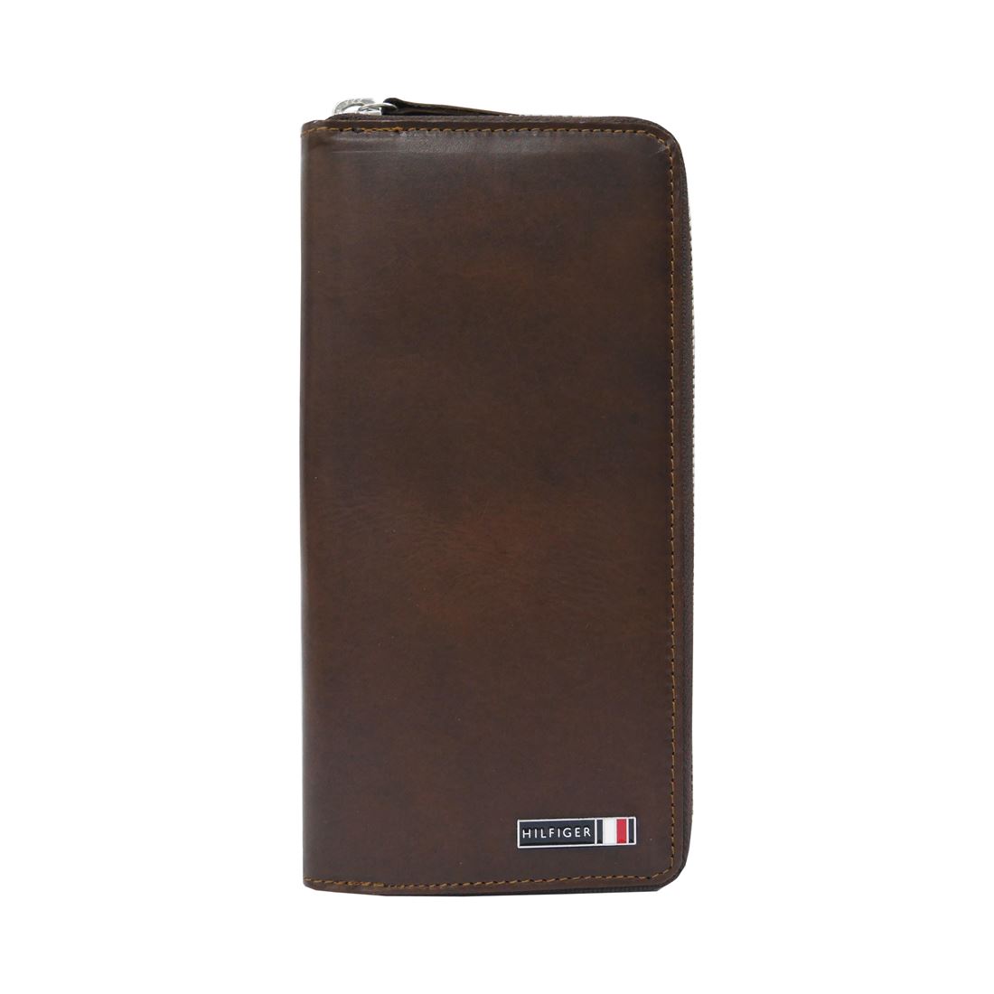 トミーヒルフィガーTOMMY HILFIGER　EDISTO ラウンドファスナー長財布(小銭入れ有)31TL130102 Brown 送料無料 プレゼント ギフト 革小物 クリスマス バレンタイン ホワイトデー 誕生日 成人