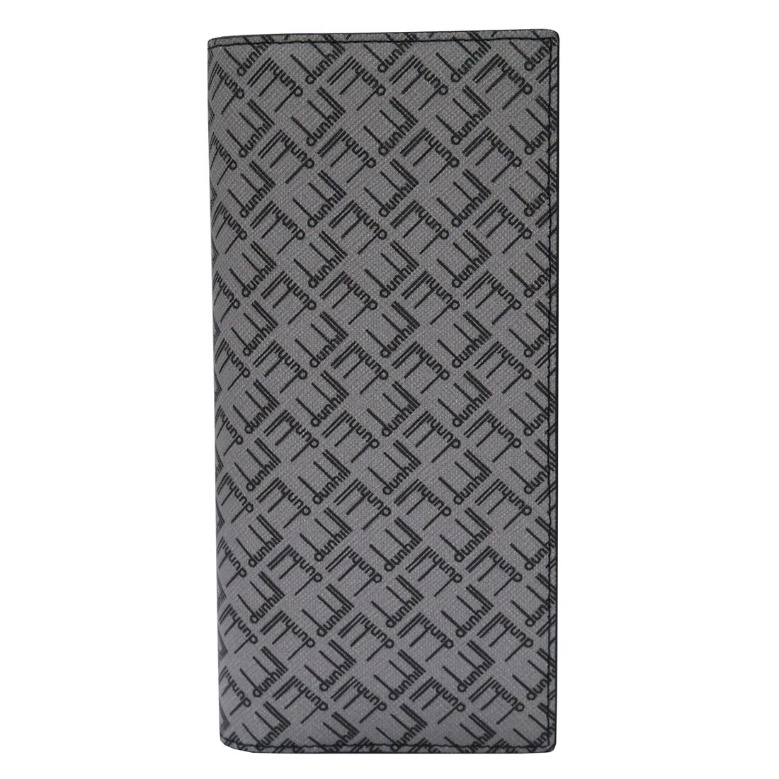 dunhill ダンヒル　シグネチャー　長財布(小銭入れ有） DU21R2100LT038Rグレー 送料無料 プレゼント ギフト 革小物 クリスマス バレンタイン ホワイトデー 誕生日 成人 紳士用 紳士 メンズ｜カウフル　店