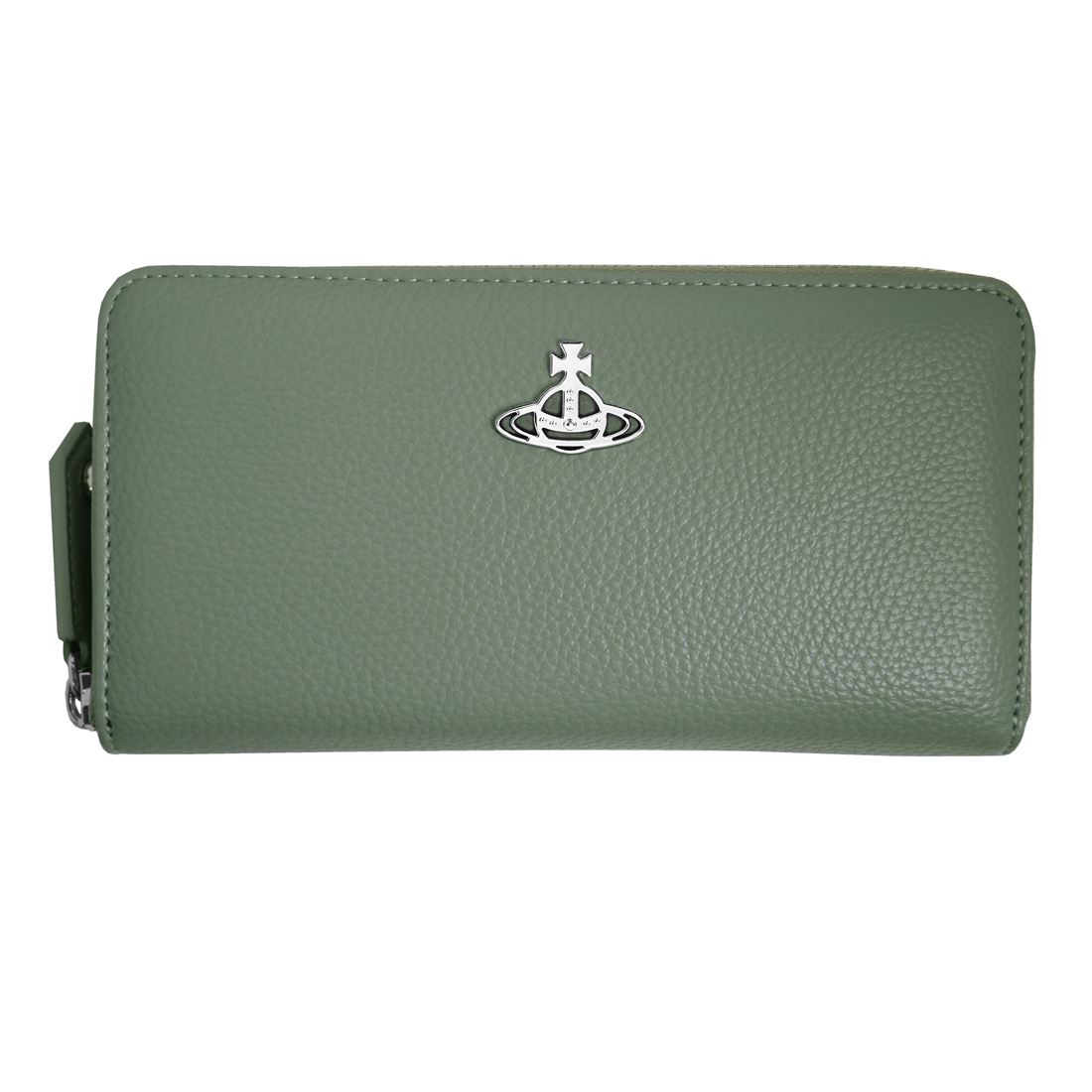 Vivienne Westwood ヴィヴィアンウエストウッドCLASSIC 51050023-S000D-222 ラウンドチャック長札入れ M404 PALE GREEN 貨物輸送無料 差し上げ物 差し上げ物 札入れ 革小物