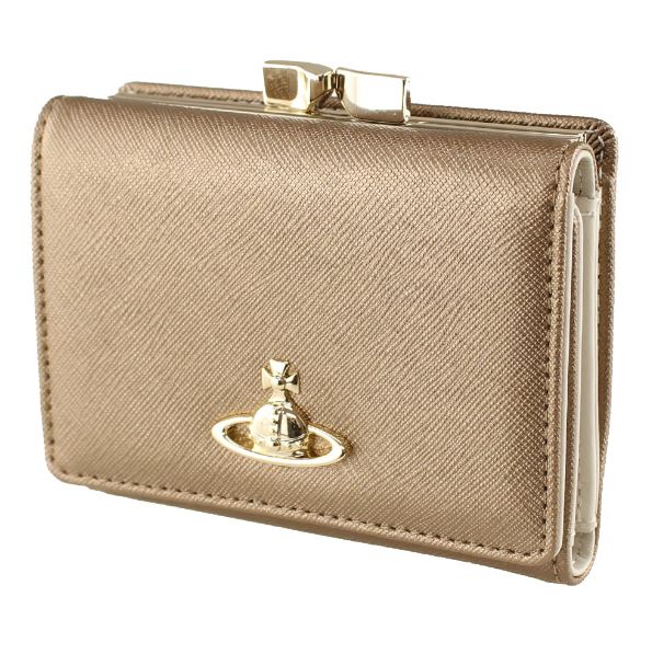 ■Vivienne Westwood■ グレインレザー 折りたたみ財布 [GOLD] 楽天市場】ヴィヴィアン ウエストウッド 3つ折り財布 Vivienne