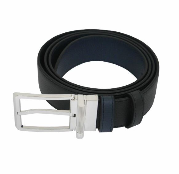 DUNHILL ダンヒル ベルト DU24F4T22LL つや有ブラック×つや有ブラウン 男性用 紳士用 送料無料 プレゼント ギフト メンズ