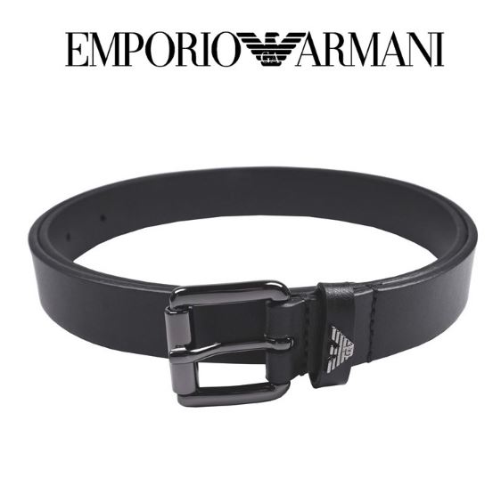 エンポリオアルマーニ EMPORIO ARMANI メンズベルト ブラック Sサイズ 85cm イタリー製 幅2.5cm Y4S518-Y164J-90 送料無料 プレゼント ギフト メンズ 人気 高級 ブランド 成人式 就職祝い 父の日 バレンタイン クリスマス｜カウフル　店