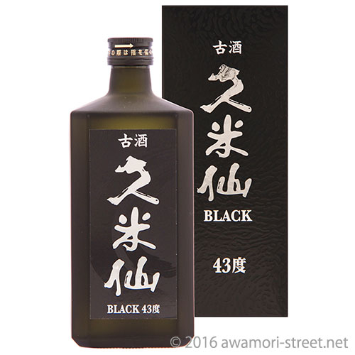 楽天市場】久米仙 ブラック古酒 43度 : 琉球泡盛 久米仙酒造
