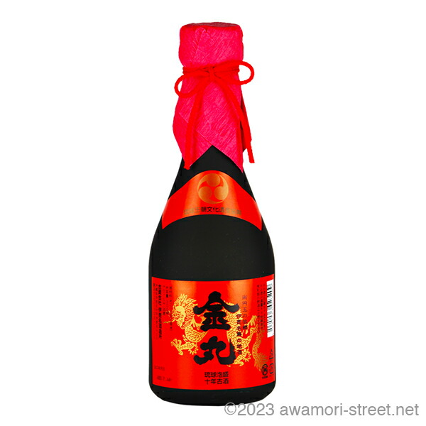 金丸 十年貯蔵古酒 一升瓶木箱入り 金丸 10年古酒 35度,1800ml 無料ラッピング 桐箱入りで贈りもの