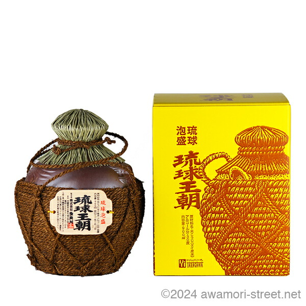 楽天市場】泡盛 琉球王朝 五合縄巻壺 30度 900ml【壺】【甕