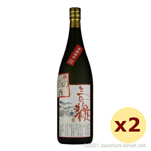 崎山の原酒 一升瓶 黒糖酵母仕込み 50度,1800ml x 2本セット / 崎山酒造廠 / 泡盛 琉球泡盛 沖縄の蒸留酒 お中元 贈り物 贈答用 ギフト 家飲み 宅飲み お歳暮 お年賀 沖縄土産 母の日 父の日 敬老の日|泡盛ストリート 店