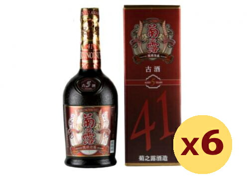 菊之露 5年古酒 41度,720ml × 6本セット / 菊之露酒造 / 四合 泡盛 古酒 琉球泡盛 沖縄の蒸留酒 お中元 贈り物 ギフト 家飲み 宅飲み お歳暮 お年賀 沖縄土産 母の日 父の日 敬老の日