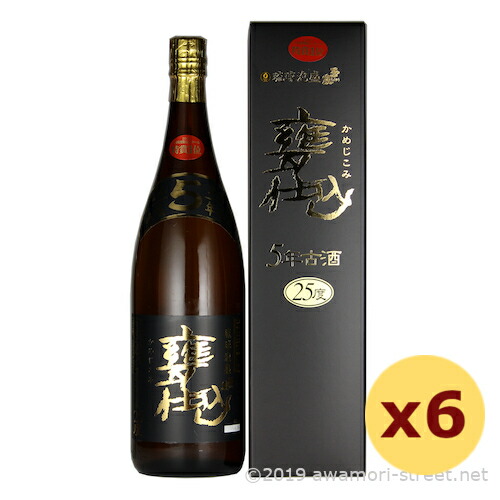 玉友 甕仕込 5年古酒 25度,1800ml x 6本セット / 石川酒造場 / 一升 琉球泡盛 沖縄の蒸留酒 お中元 ギフト 家飲み 宅飲み お歳暮 お年賀 沖縄土産 母の日 父の日 敬老の日
