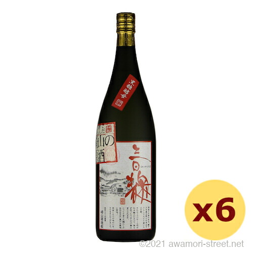 崎山の原酒 一升瓶 黒糖酵母仕込み 50度,1800ml x 6本セット / 崎山酒造廠 / 泡盛 琉球泡盛 沖縄の蒸留酒 お中元 贈り物 贈答用 ギフト 家飲み 宅飲み お歳暮 お年賀 沖縄土産 母の日 父の日 敬老の日｜泡盛ストリート　店