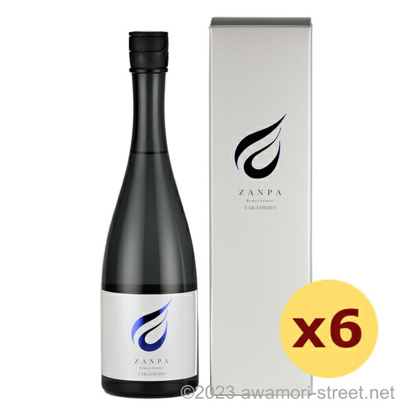 ZANPA TAKASHIHO 17度,720ml x 6本セット / 比嘉酒造 / 四合 泡盛 古酒 お歳暮 お中元 贈り物 ギフト 敬老の日 父の日 家飲み 宅飲み