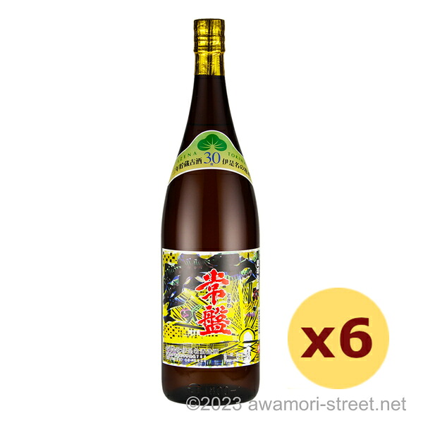 常盤 3年古酒 30度,1800ml x 6本セット / 伊是名酒造 / 一升 泡盛 古酒 琉球泡盛 沖縄の蒸留酒 お中元 ギフト 家飲み 宅飲み お歳暮 お年賀 沖縄土産 母の日 父の日 敬老の日 19,016円