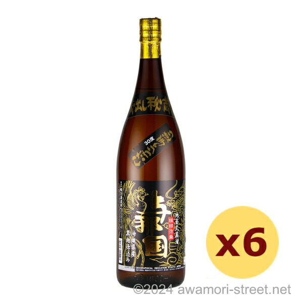 与那国 30度,1800ml x 6本セット / 崎元酒造 / 一升 泡盛 琉球泡盛 沖縄の蒸留酒 お中元 ギフト 家飲み 宅飲み お歳暮 お年賀 沖縄土産 母の日 父の日 敬老の日｜泡盛ストリート　店