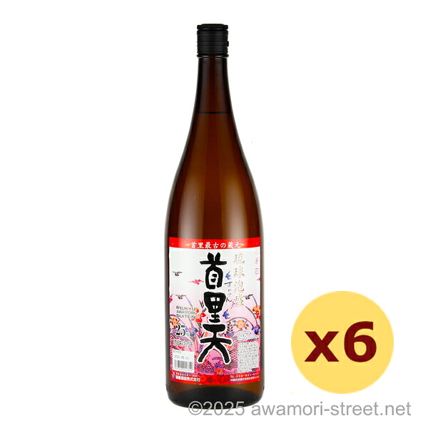 首里天 25度,1800ml x 6本セット / 瑞穂酒造 / 一升 泡盛 琉球泡盛 沖縄の蒸留酒 お中元 ギフト 家飲み 宅飲み お歳暮 お年賀 沖縄土産 母の日 父の日 敬老の日