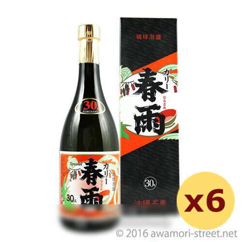 カリー春雨スペシャル30度,720ml &times; 6本セット / 宮里酒造 / 四合 泡盛 お中元 ギフト 敬老の日 家飲み 宅飲み｜泡盛ストリート　店