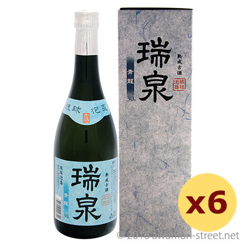 瑞泉 青龍 3年古酒 30度,720ml × 6本セット / 瑞泉酒造 / 四合 琉球泡盛 沖縄の蒸留酒 お中元 ギフト 家飲み 宅飲み お歳暮 お年賀 沖縄土産 母の日 父の日 敬老の日|泡盛ストリート 店