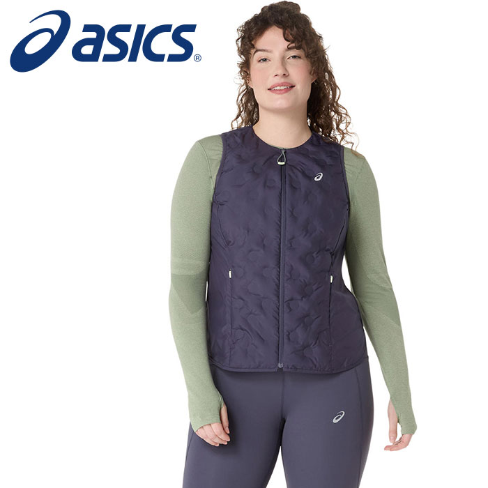 【 アシックス asics 】【 ウェア 】 ランニング レディース ランニング ベスト NAGINO 凪乃 ウェア 2012D282 (500) インディゴフォグ [250731][amz]