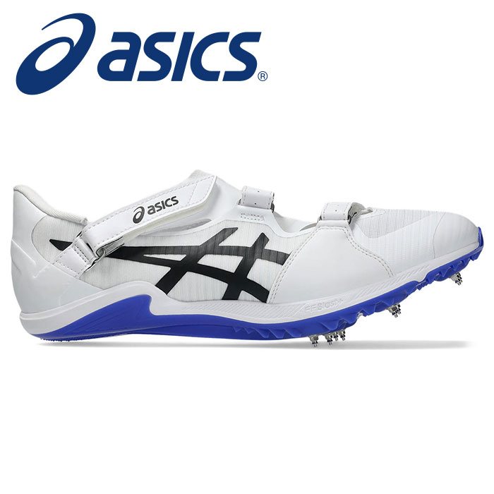 【 2026年 春夏モデル】【 アシックス asics 】【 シューズ 靴 】 陸上 スパイク CYBERBLADE サイバーブレード 17 メンズ レディース 男女兼用 2E 短距離 ハードル ベルト 1093A241 (101) ホワイト/コバルトバースト [260129][amz]
