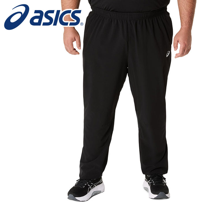 【 アシックス asics 】【 ウェア 】 ランニング ロングパンツ シルバー ウーブン パンツ メンズ アシックス 2011D293 (001) パフォーマンスブラック [250320][amz]