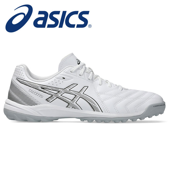【 2026年 春夏ひな形】【 アシックス  asics 】【 シューズ 靴 】 フットサル 形づくるシューズ メンズ レディース 男女兼用 CALCETTO カルチェット WD 9 TF 広広とした 3E 幅ひろい トレシュー インドア 屋内 1113A038 (103) 白いこと/火器金属元素 [260419][amz] 父の日