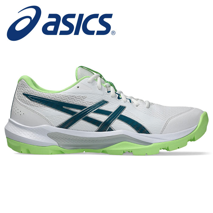 【 2026年 春夏モデル】【 アシックス asics 】【 シューズ 靴 】 屋外用 ハンドボールシューズ GEL-PEAKE ゲルピーク 3 メンズ レディース 男女兼用 2E 屋外 ハンドボール 1113A057 (103) ホワイト/ダークティール [260419][amz]｜Awa-spo 店