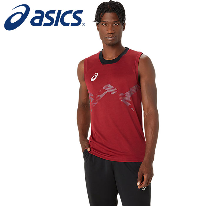 新品　asics スポーツウェア　メンズ　タグ付き ASICS アシックス タンクトップ メンズ 海外サイズ asics