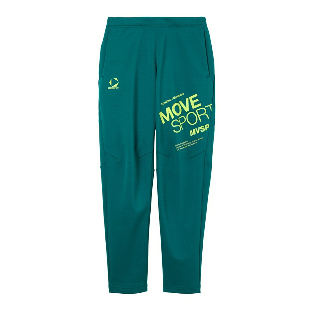 ★石川 祐希選手 着用モデル★【 デサント DESCENTE 】【 ウェア 】 ジャージ パンツ ムーブスポーツ MoveSport メンズ ACTIVE SUITS 鹿の子 ロングパンツ トレーニング スポーツ ST5FPZ10M (GR00) グリーン [251119][amz]