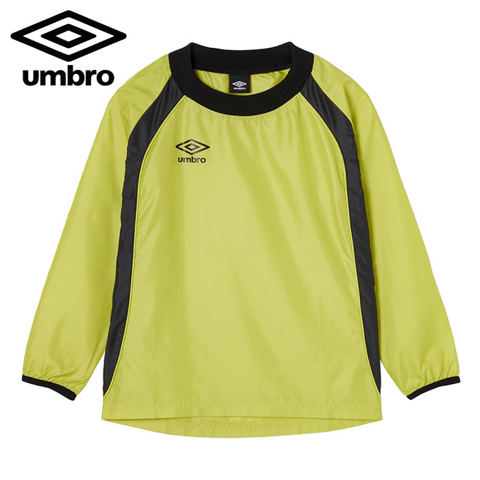 【 アンブロ UMBRO 】【 ウェア 】 サッカー ジュニア ピステ トップ 子供 UF5FWB01JA (LM00) ライム [250820][amz]