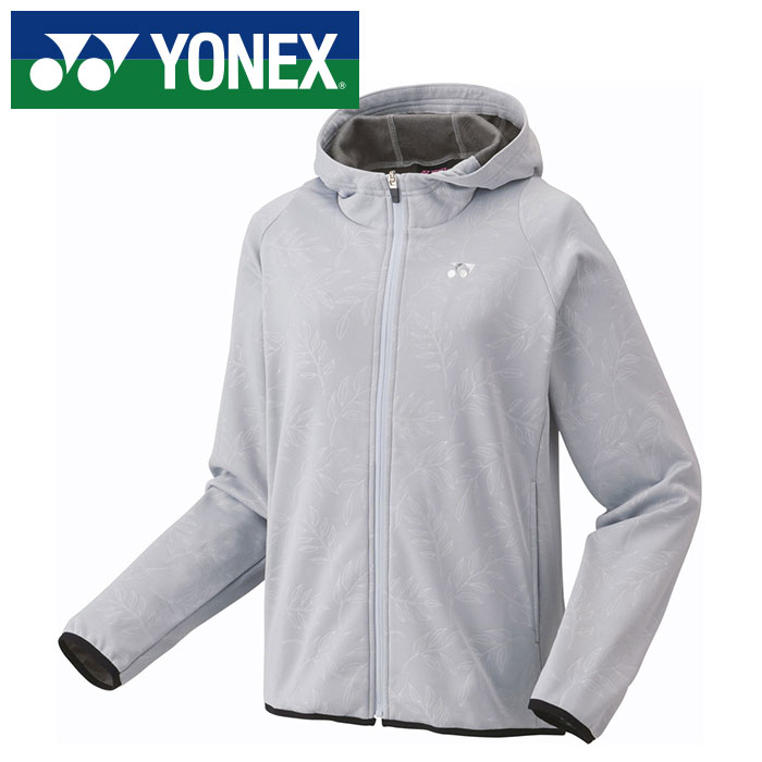 ★ヒートカプセル機能採用で暖かい★【 ヨネックス YONEX 】【 ウェア 】 レディース ニット ウォームアップ パーカー 女性 防寒 保温 テニス バドミントン 58112 (024) シルバーグレー [241209][amz]