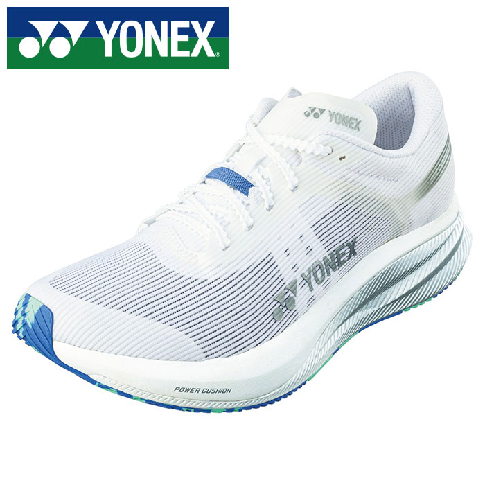 ★羽のような軽さ＆飛ぶようなスピード★【 ヨネックス YONEX 】【 シューズ 靴 】 レディース ランニングシューズ カーボンクルーズエアラスウィメン 女性 ランニング シューズ マラソン SHRA2L (570) クールホワイト [241209][amz]