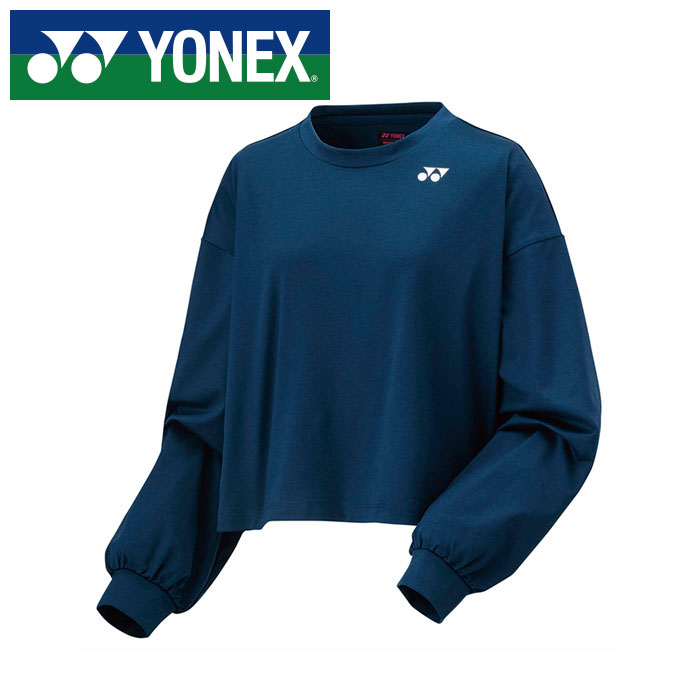 【メール便送料無料(追跡可能)】【 ヨネックス YONEX 】【 ウェア 】 テニス バドミントン レディース 長袖 Tシャツ ヨネックス YONEX 練習着 16771Y (113) インクブルー [250609][amz]